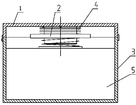 Storing and fixing device for dynamic electrocardiograph