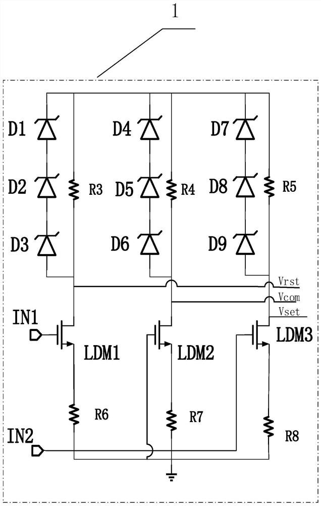 A high-voltage gate drive circuit with anti-noise