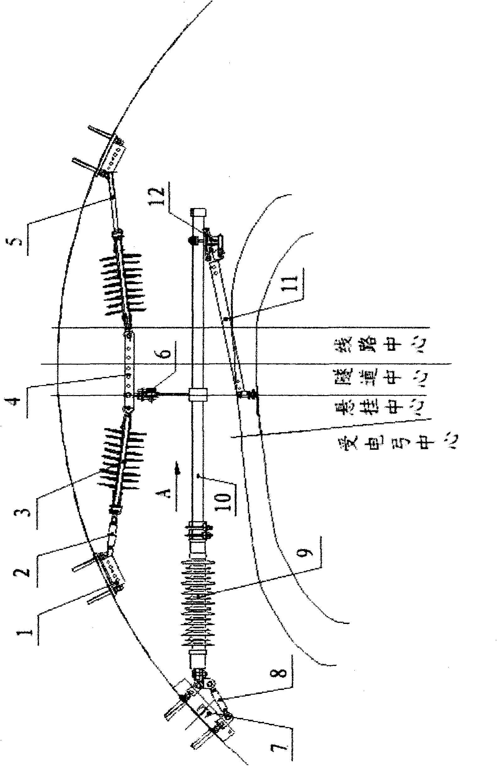 Single track tunnel overall positioning equipment