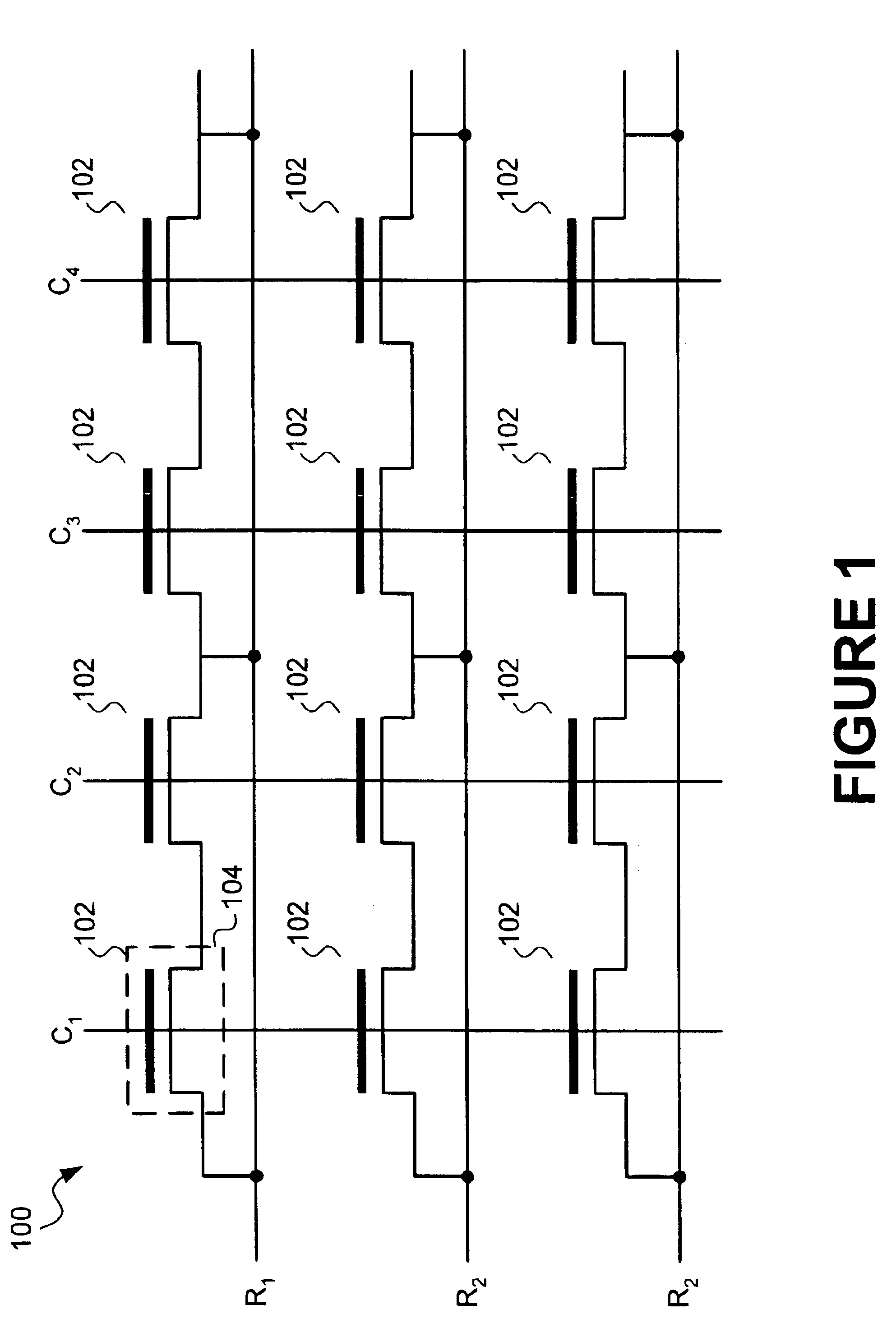 High density semiconductor memory cell and memory array using a single transistor and having variable gate oxide breakdown
