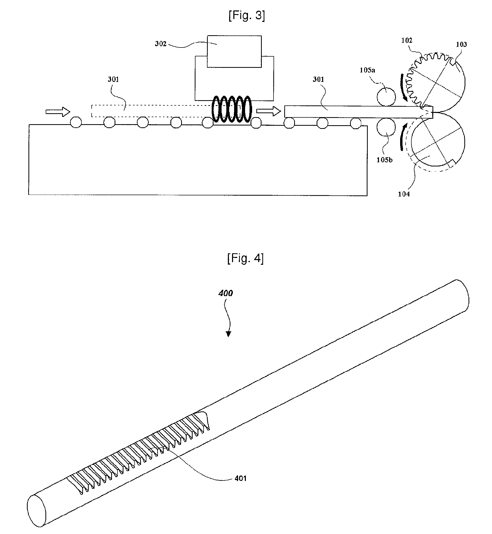 System for manufacturing linear gear and the method thereof