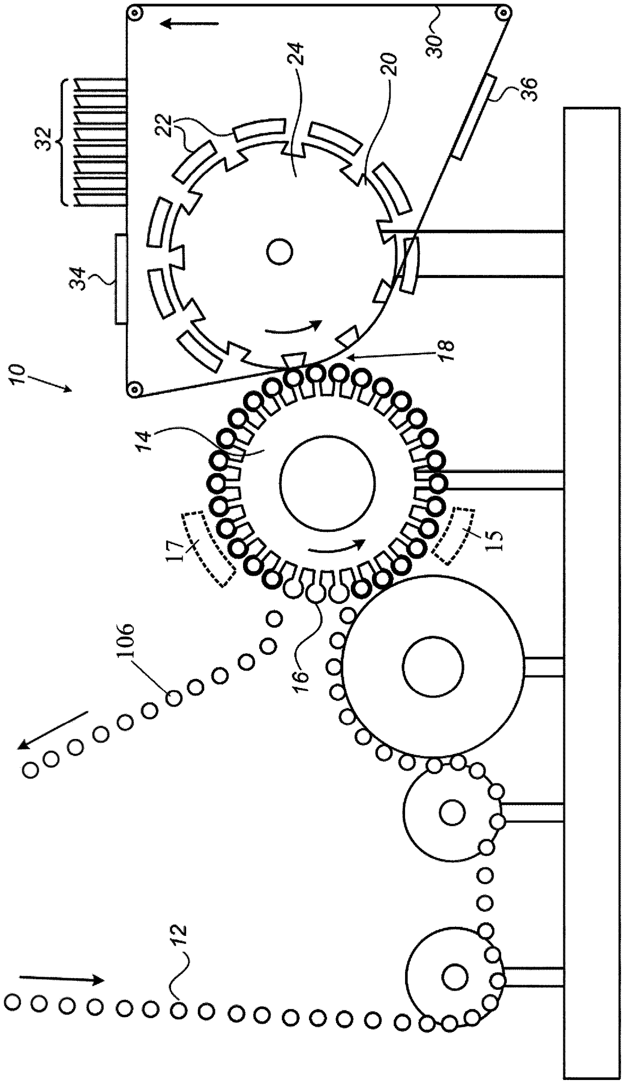 Apparatus for printing on conical objects