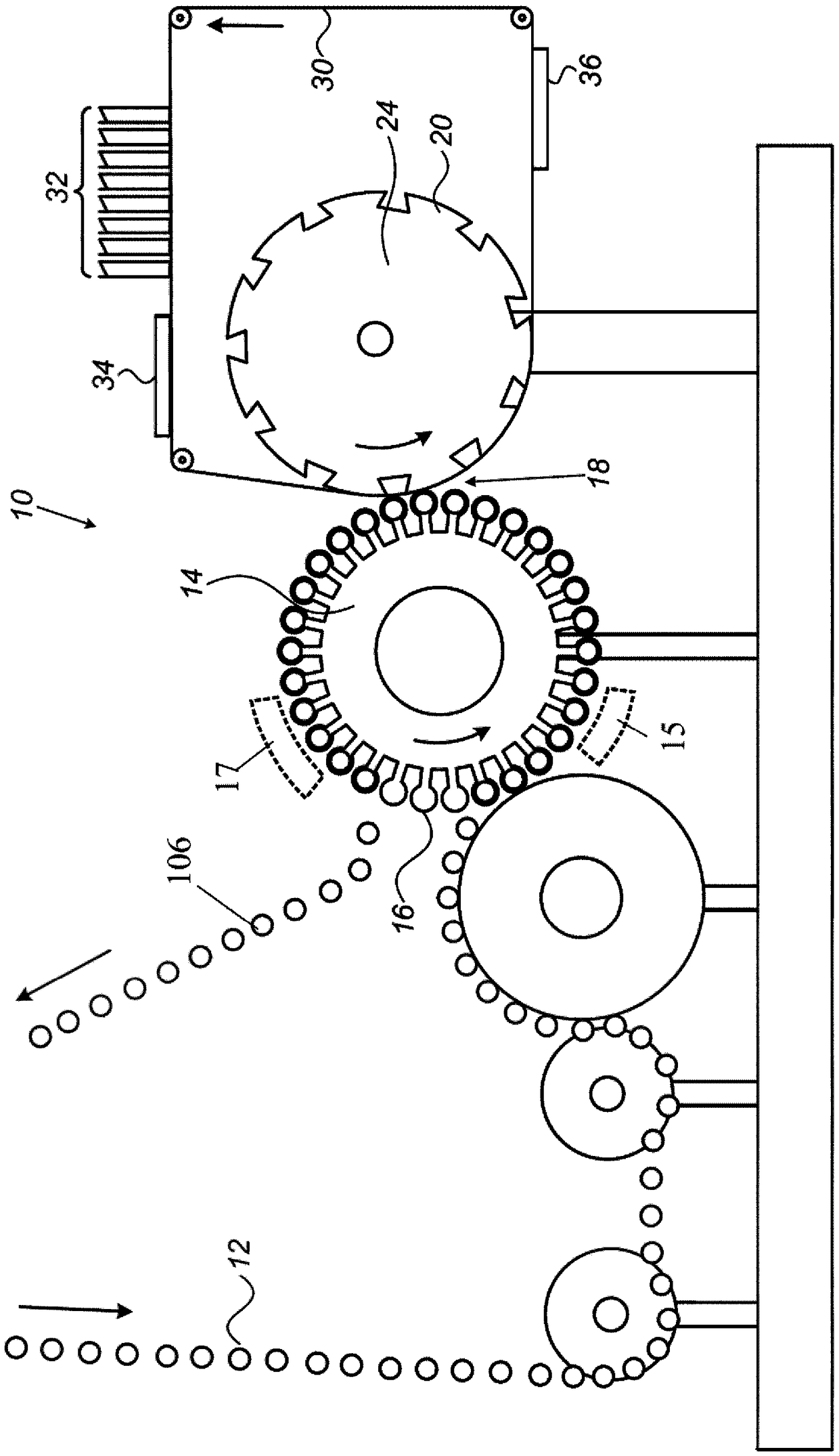 Apparatus for printing on conical objects