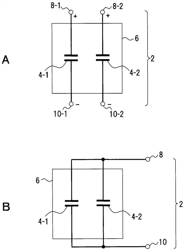 Electrolytic capacitor modules, filter circuits and power converters