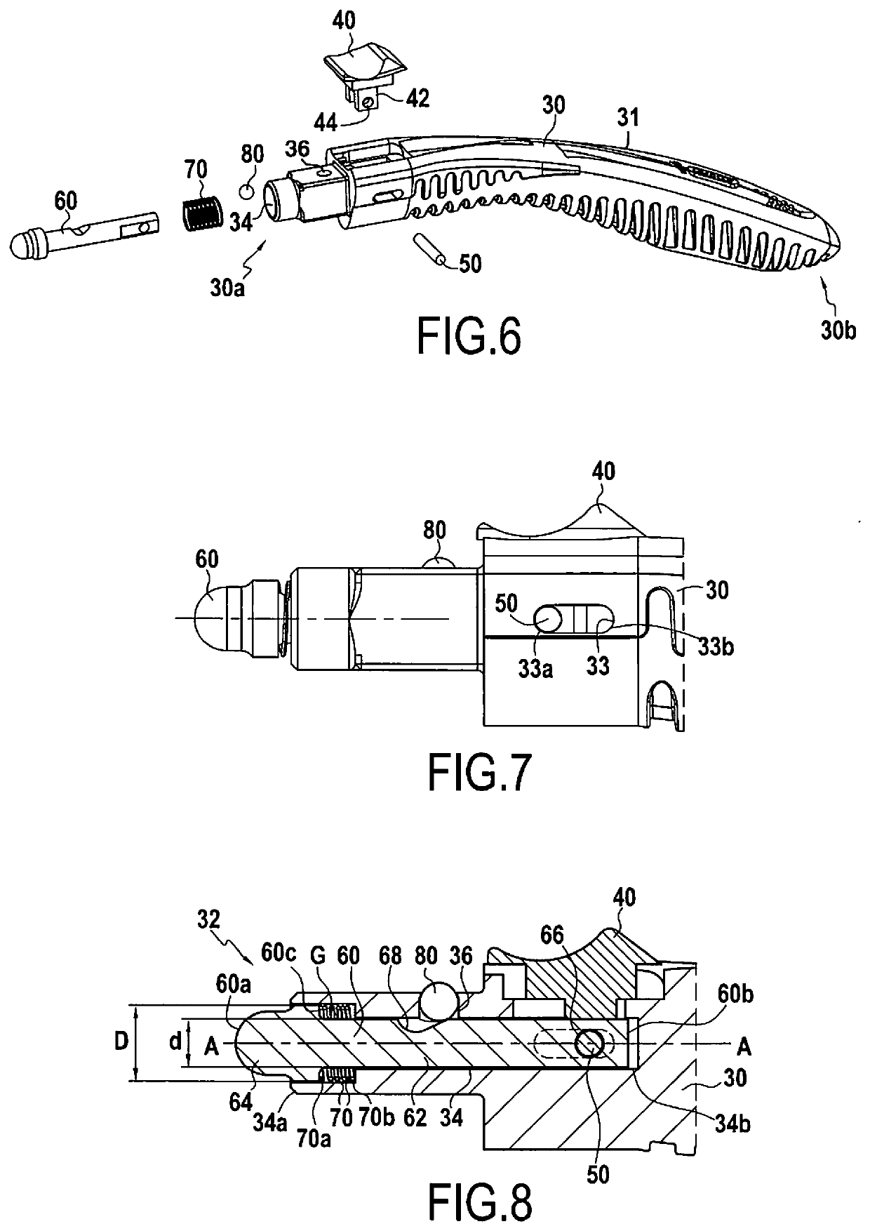 Razor handle, attachment adapter, and razor assembly