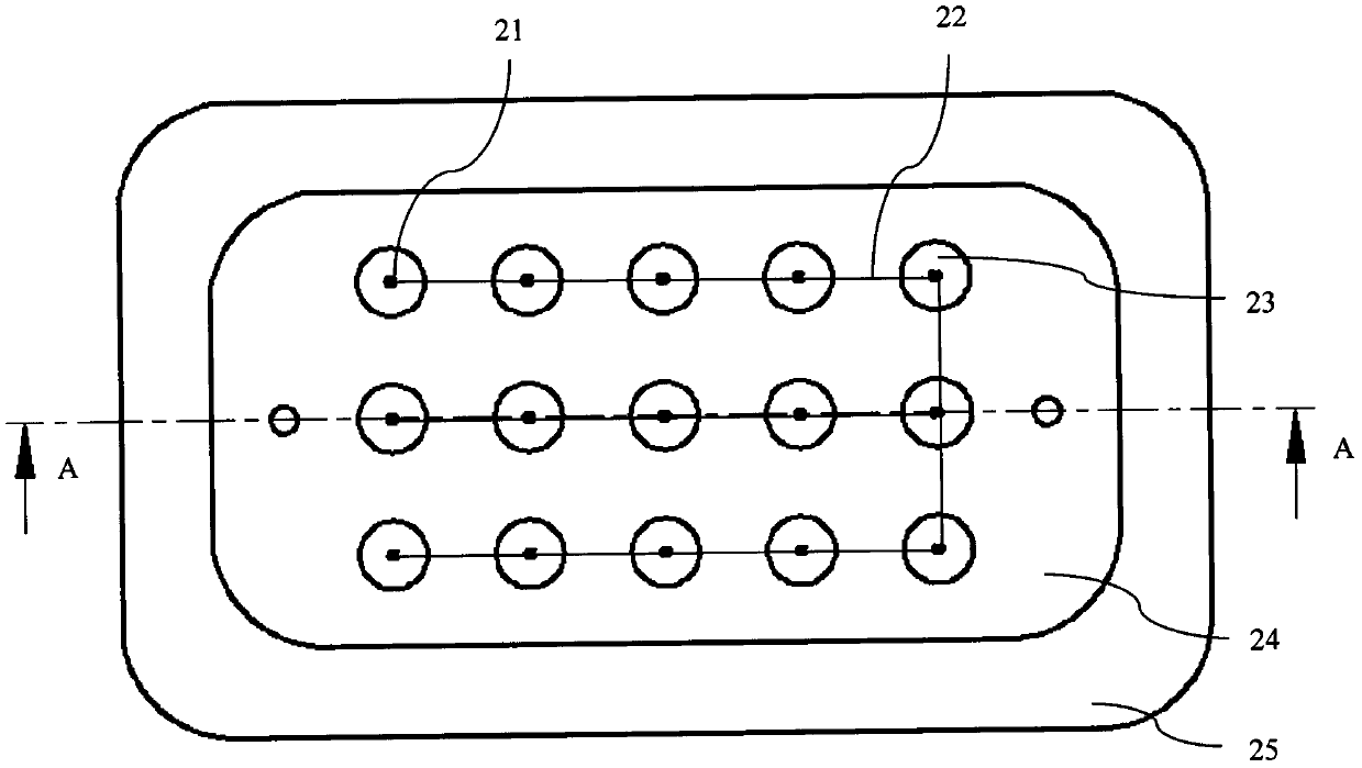 A solid needle electrospinning device