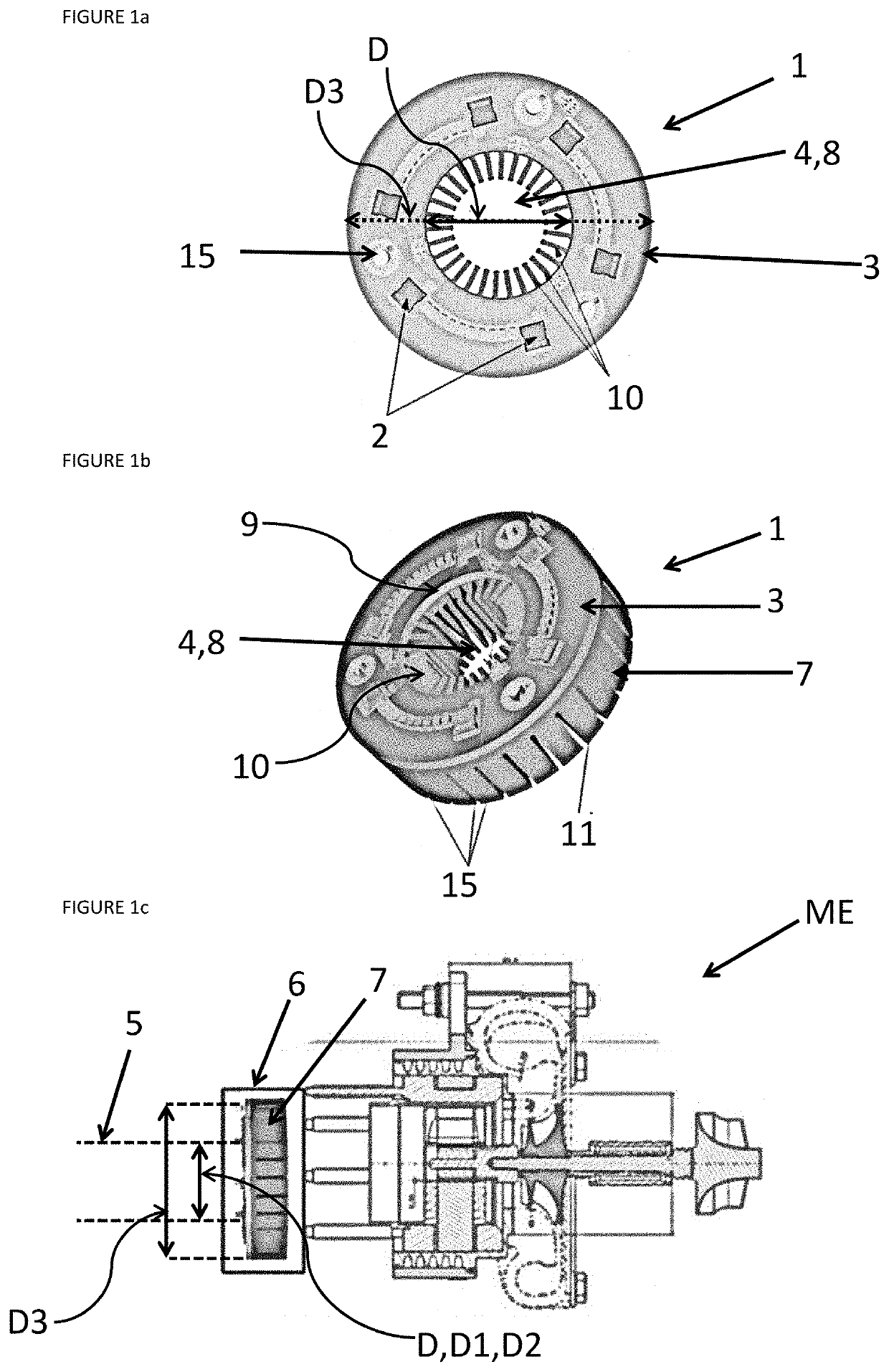 Flow-cooled toroidal or circular power electronics