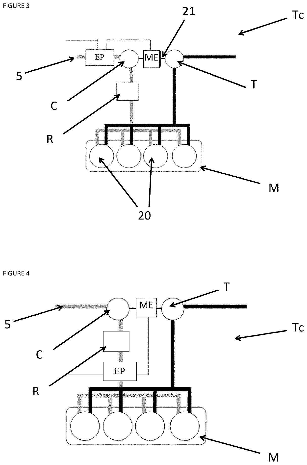 Flow-cooled toroidal or circular power electronics