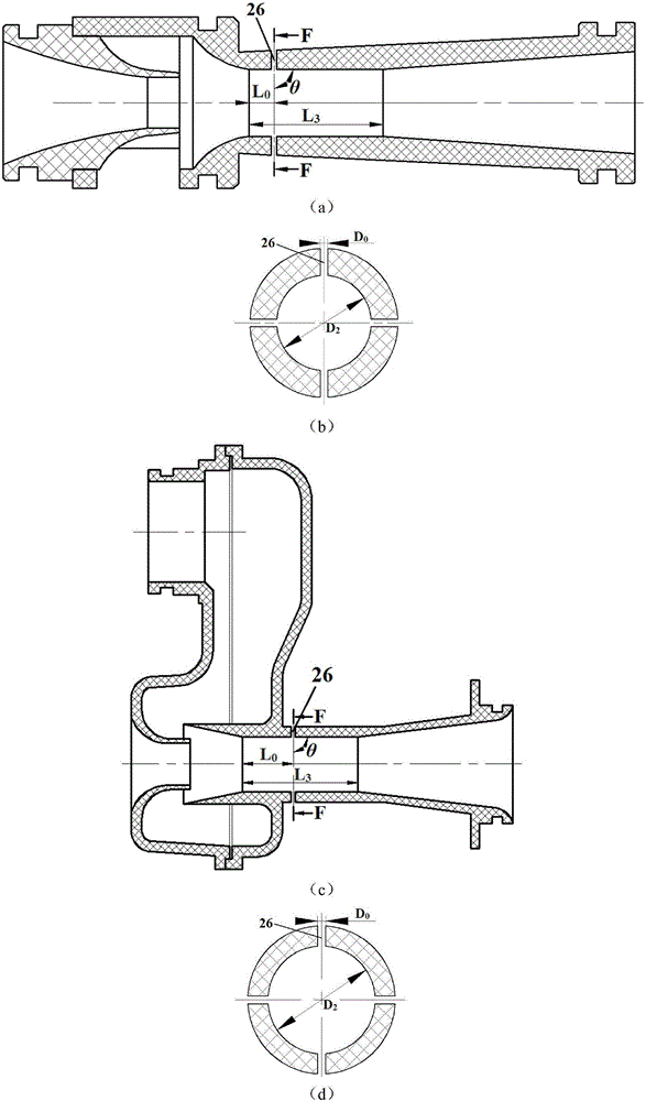 Jet device capable of improving cavitation performance of jet type centrifugal pump