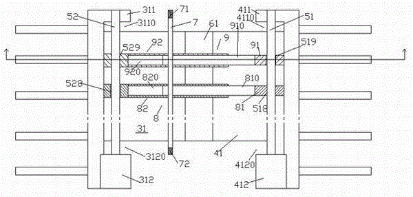 Self-cleaning device for bridge expansion joints