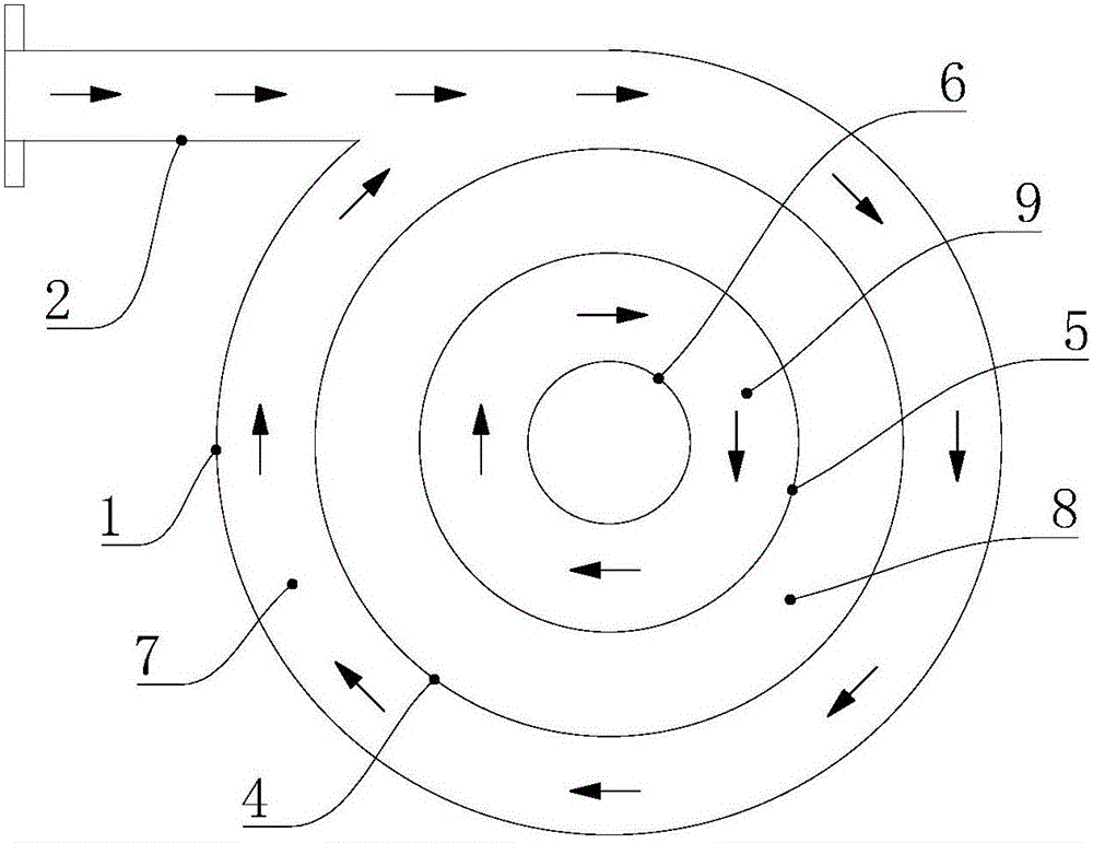 Steam-water separation device