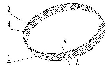 Rubber belt for bone-meat separator