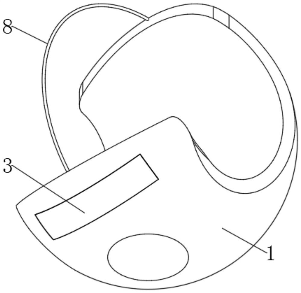 High-safety child seat for intelligent cabin of new energy automobile