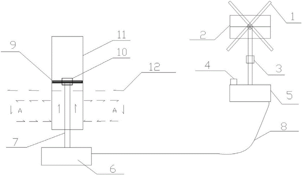 Landscape waterwheel system for water ecological restoration