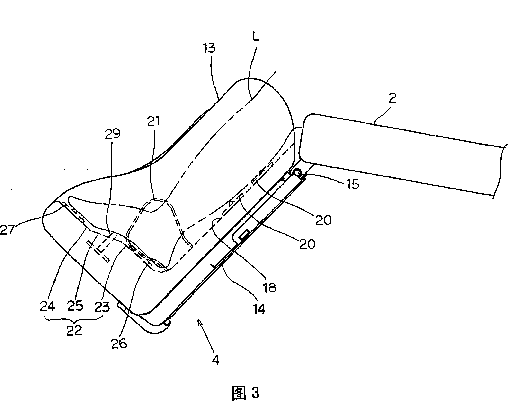 Chair type massaging machine