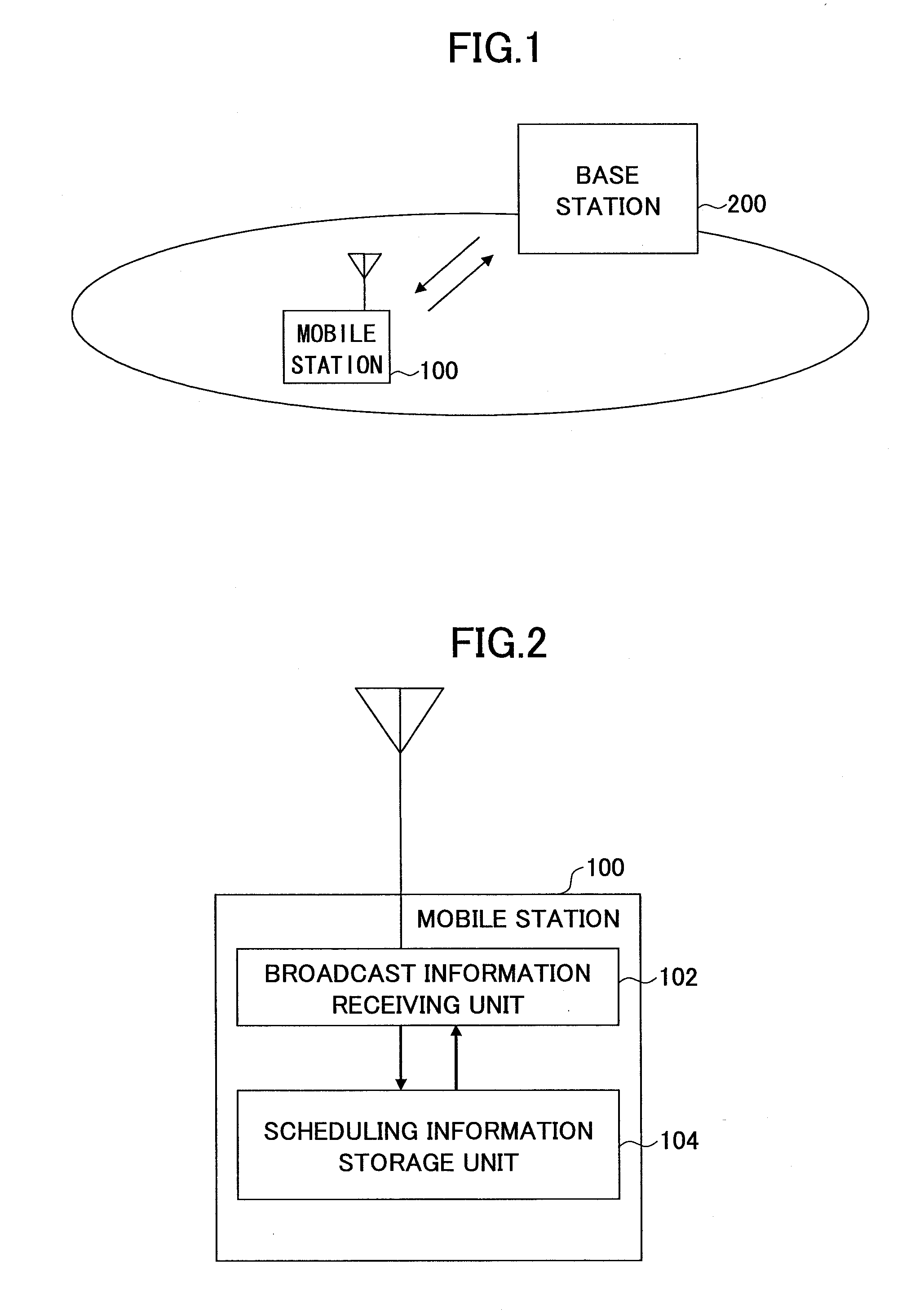Mobile station, radio base station, mobile communication system, and method of transmitting and receiving broadcast information