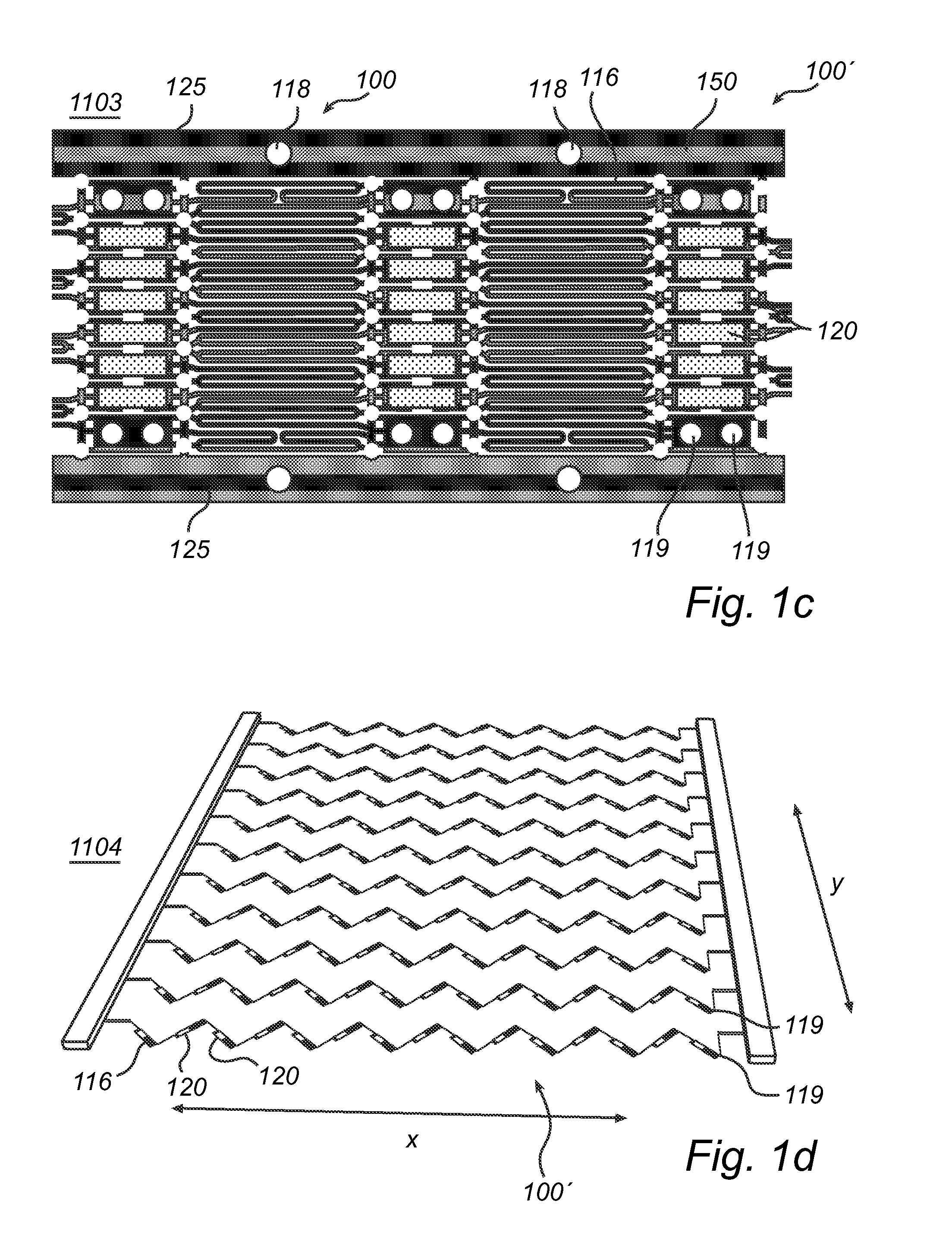Method and device of a LED matrix