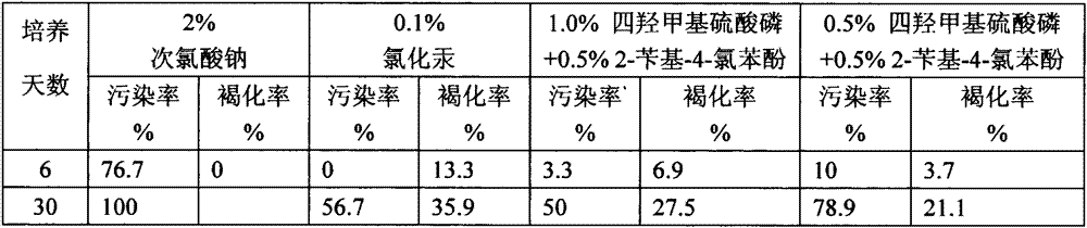 Anti-browning sanitizer for plant tissue culture explant