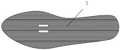 Mountain bike lock shoe sole and manufacturing method thereof