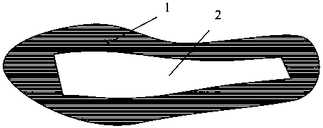 Mountain bike lock shoe sole and manufacturing method thereof