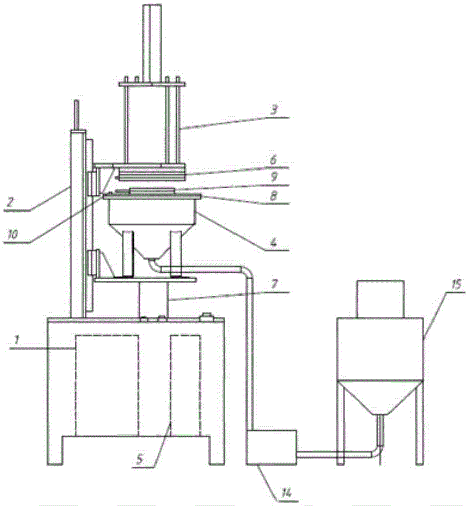 Ceramic carrier catalyst adsorption apparatus