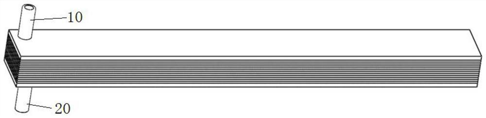 Wavy stacked microchannel cooler