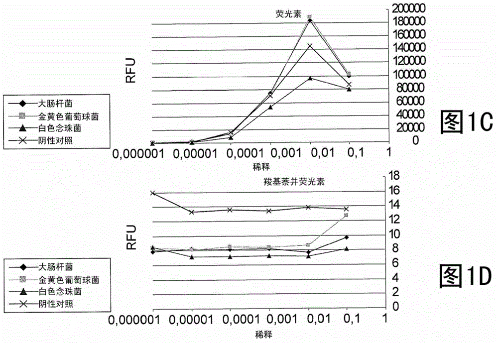 Growth medium for the detection of microorganisms by fluorescence allying a fluorogenic substrate and a pH-sensitive fluorophore