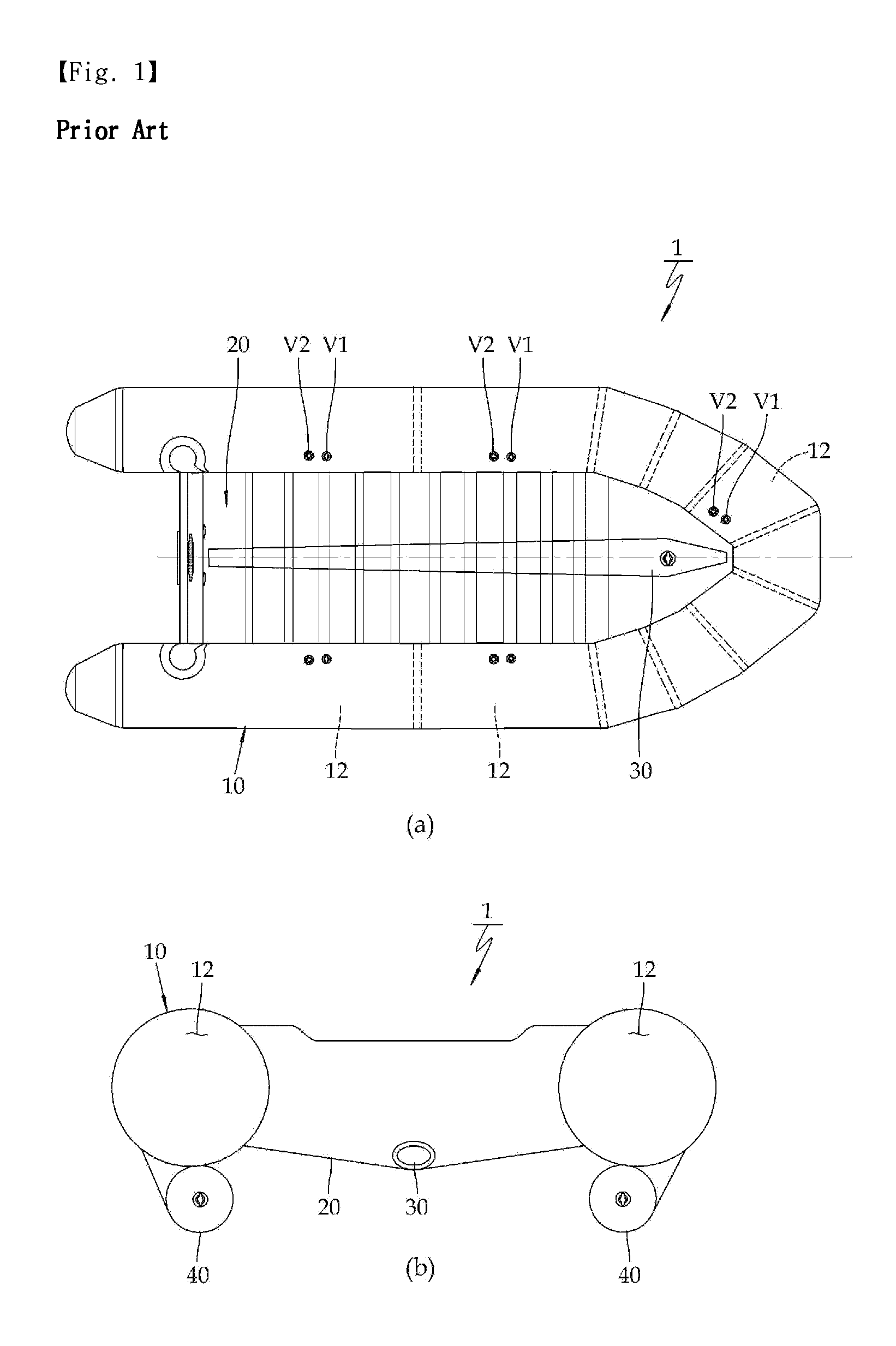 Inflatable boat having self-inflation system