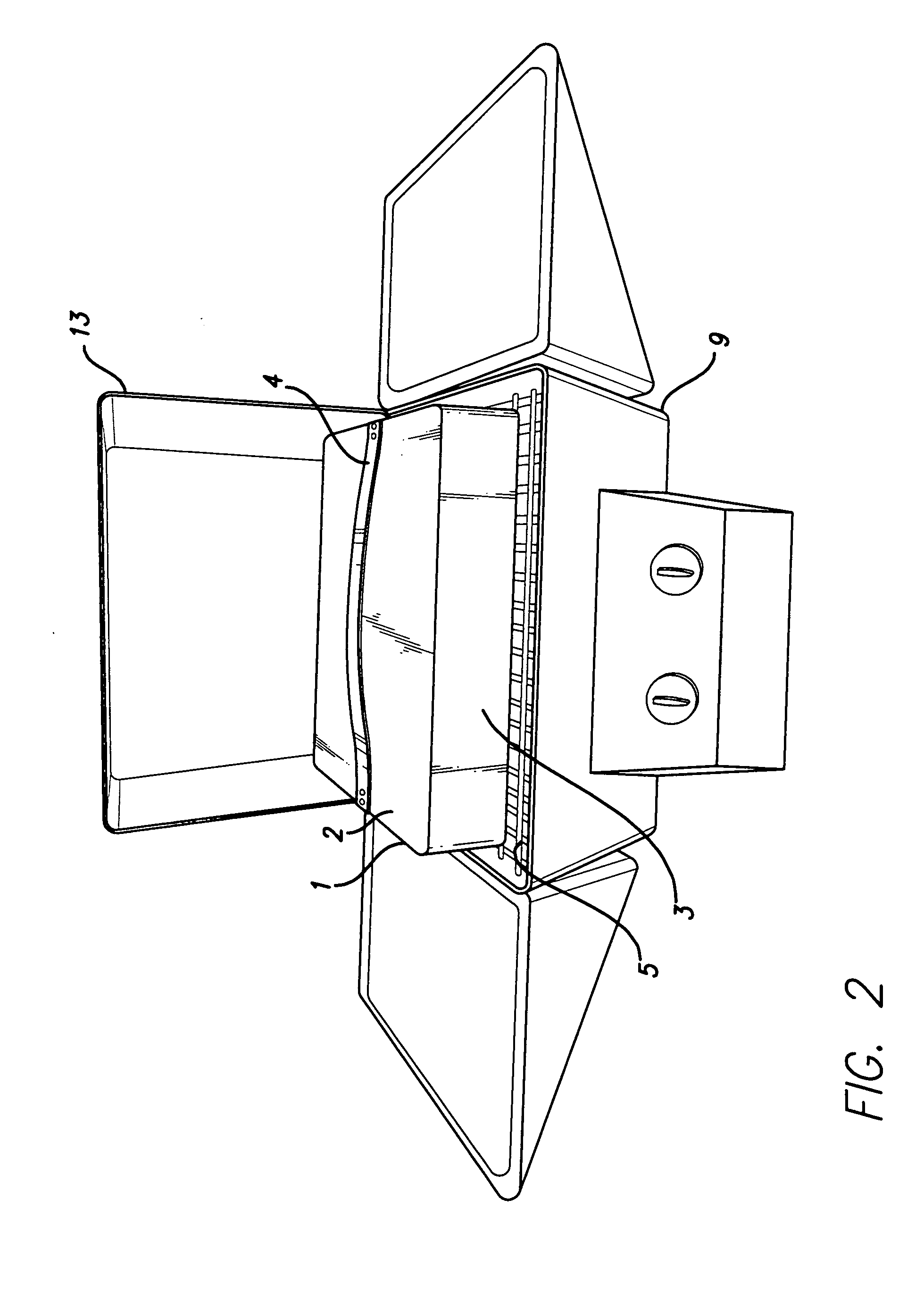 Insulated cover and method for cooking pizza and similar food items on a home gas or charcoal grill