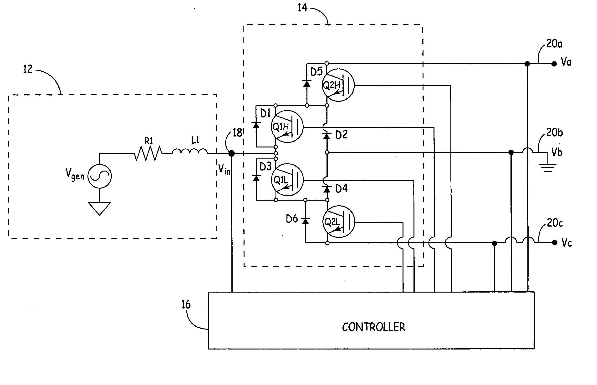 Voltage control and harmonic minimization of multi-level converter