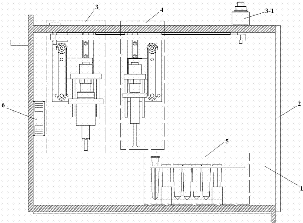Single sample nucleic acid enclosed extractor