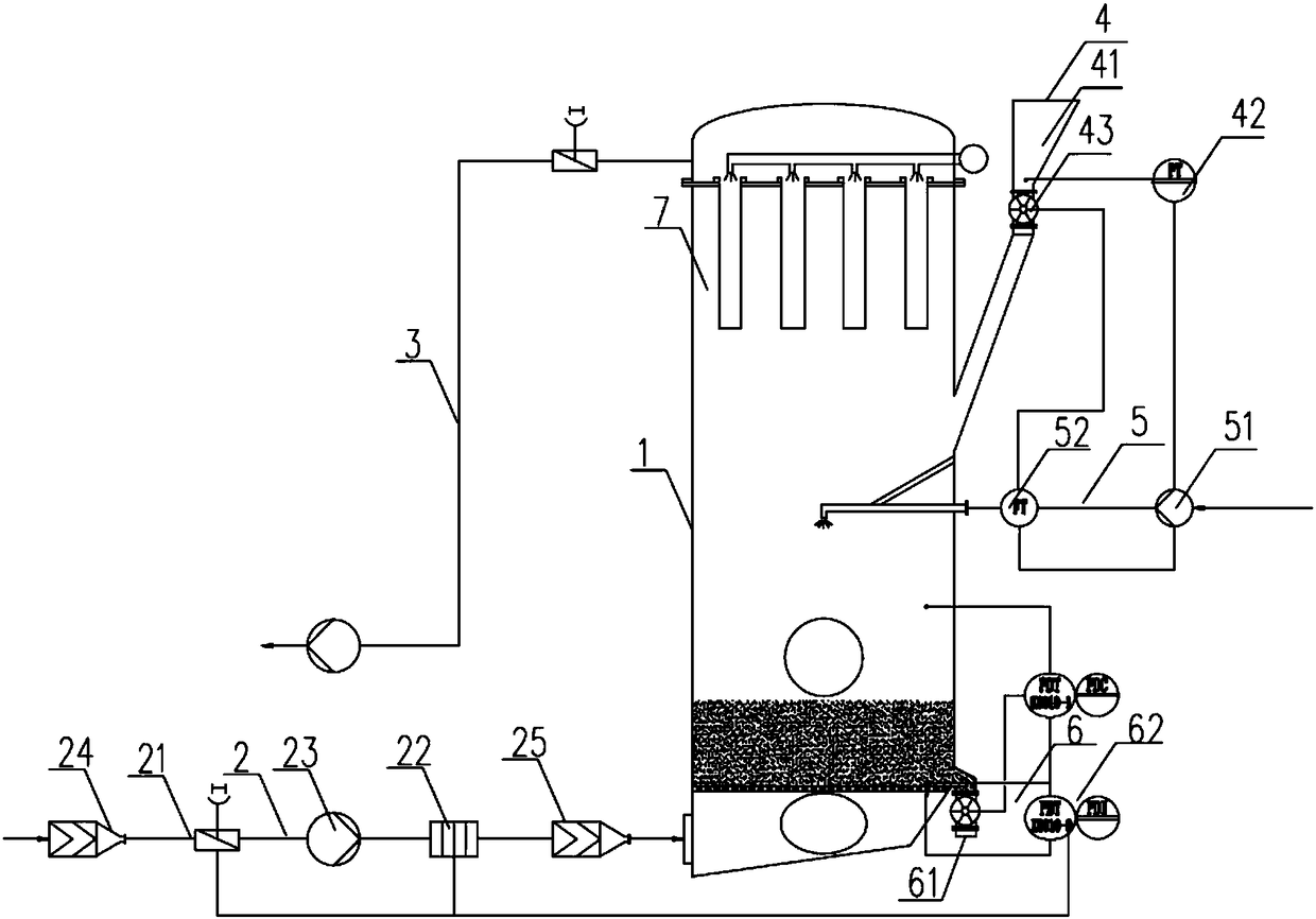 A vertical fully automatic continuous boiling granulator and sugar alcohol granulation method