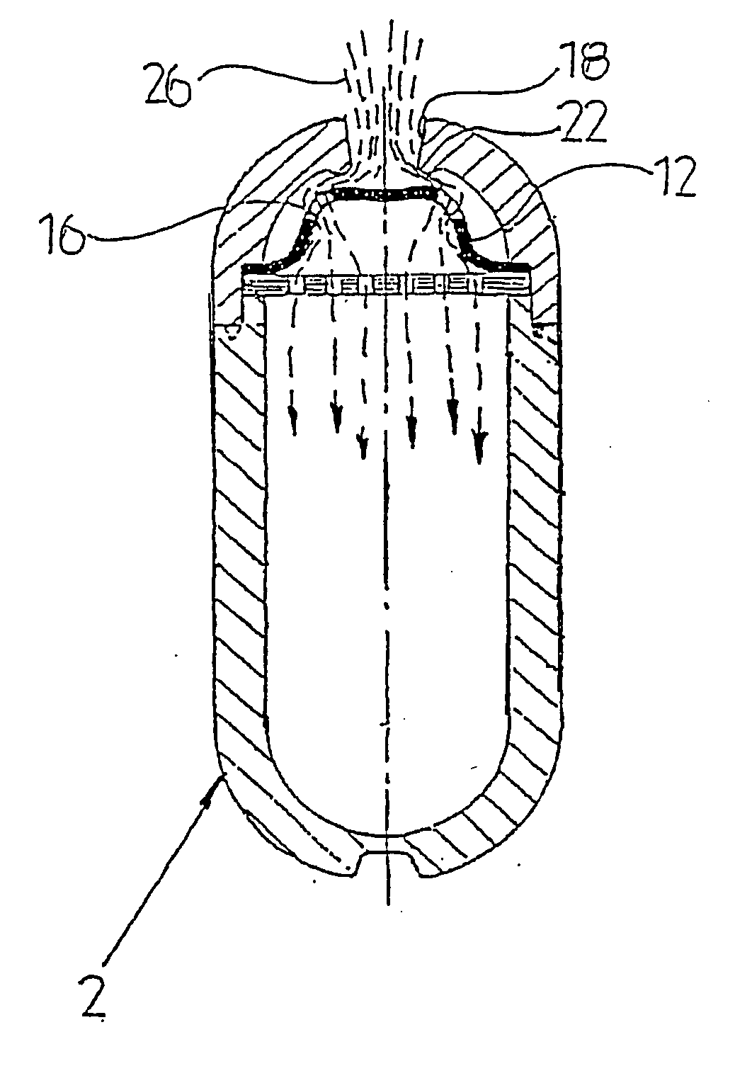 Sampling device and method for obtaining samples of internal body substancesand method for producing a sampling device