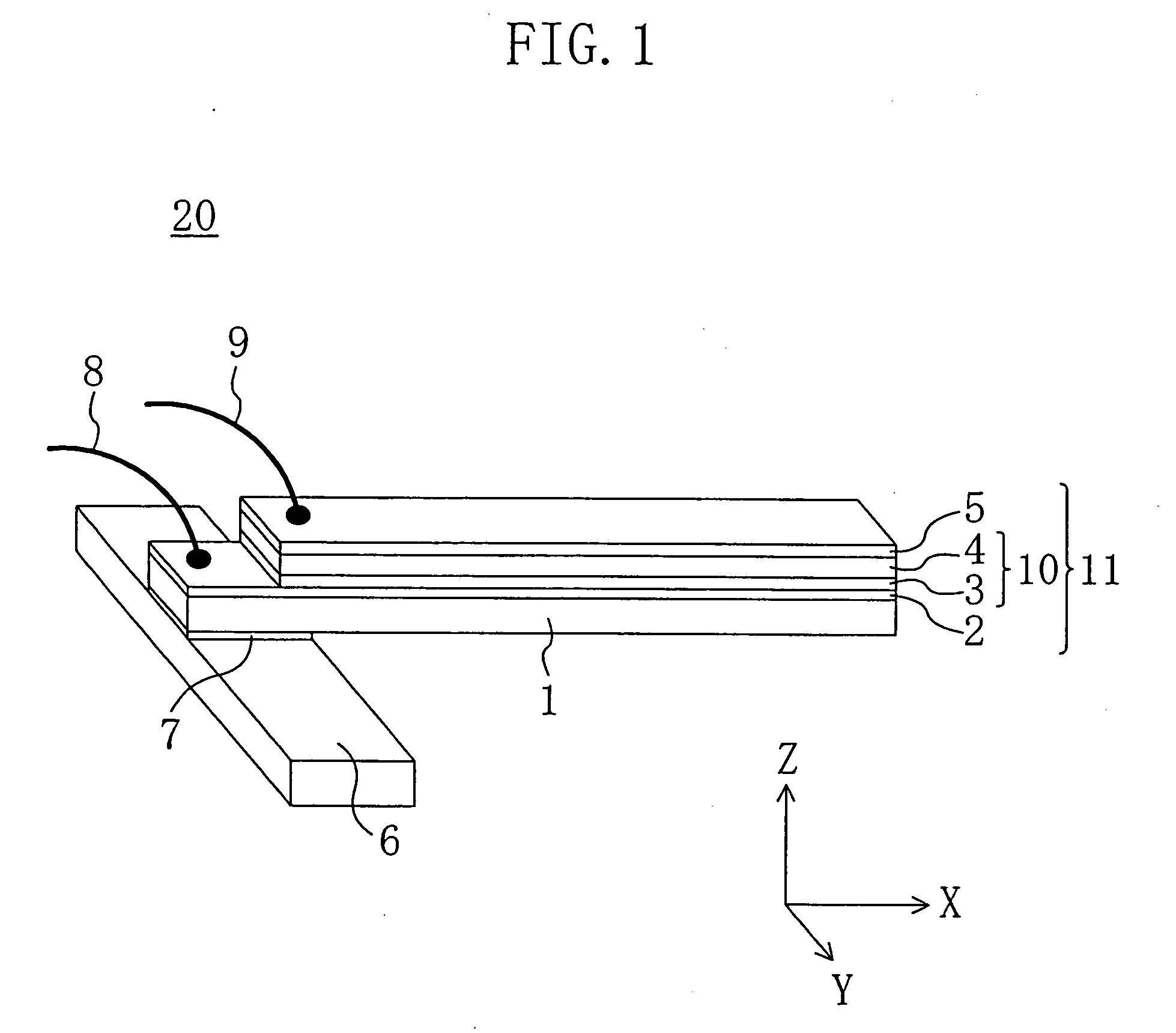 Piezoelectric element, fabrication method for the same, and inkjet head, inkjet recording apparatus and angular velocity sensor including the same