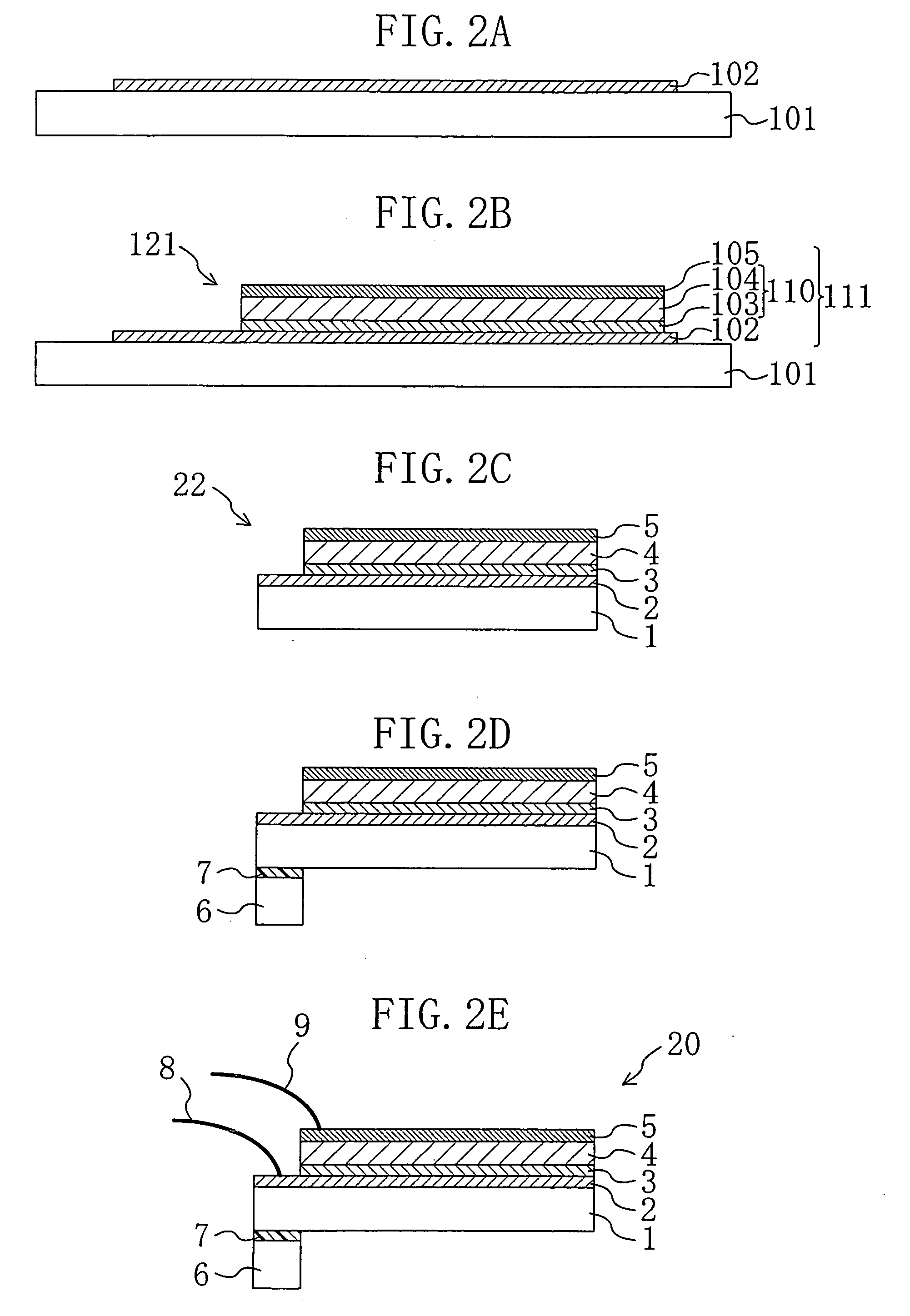 Piezoelectric element, fabrication method for the same, and inkjet head, inkjet recording apparatus and angular velocity sensor including the same