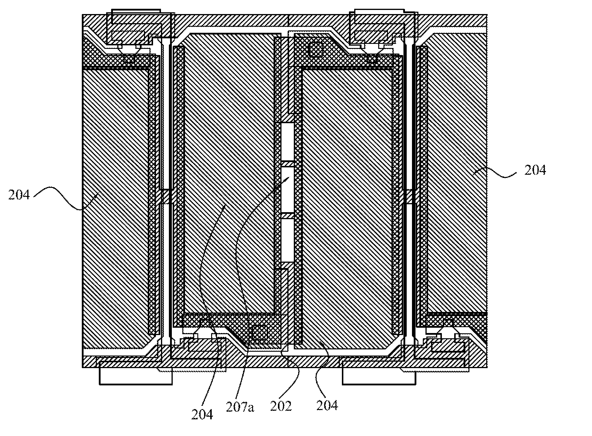 Liquid Crystal Display Device with Repairable Structure