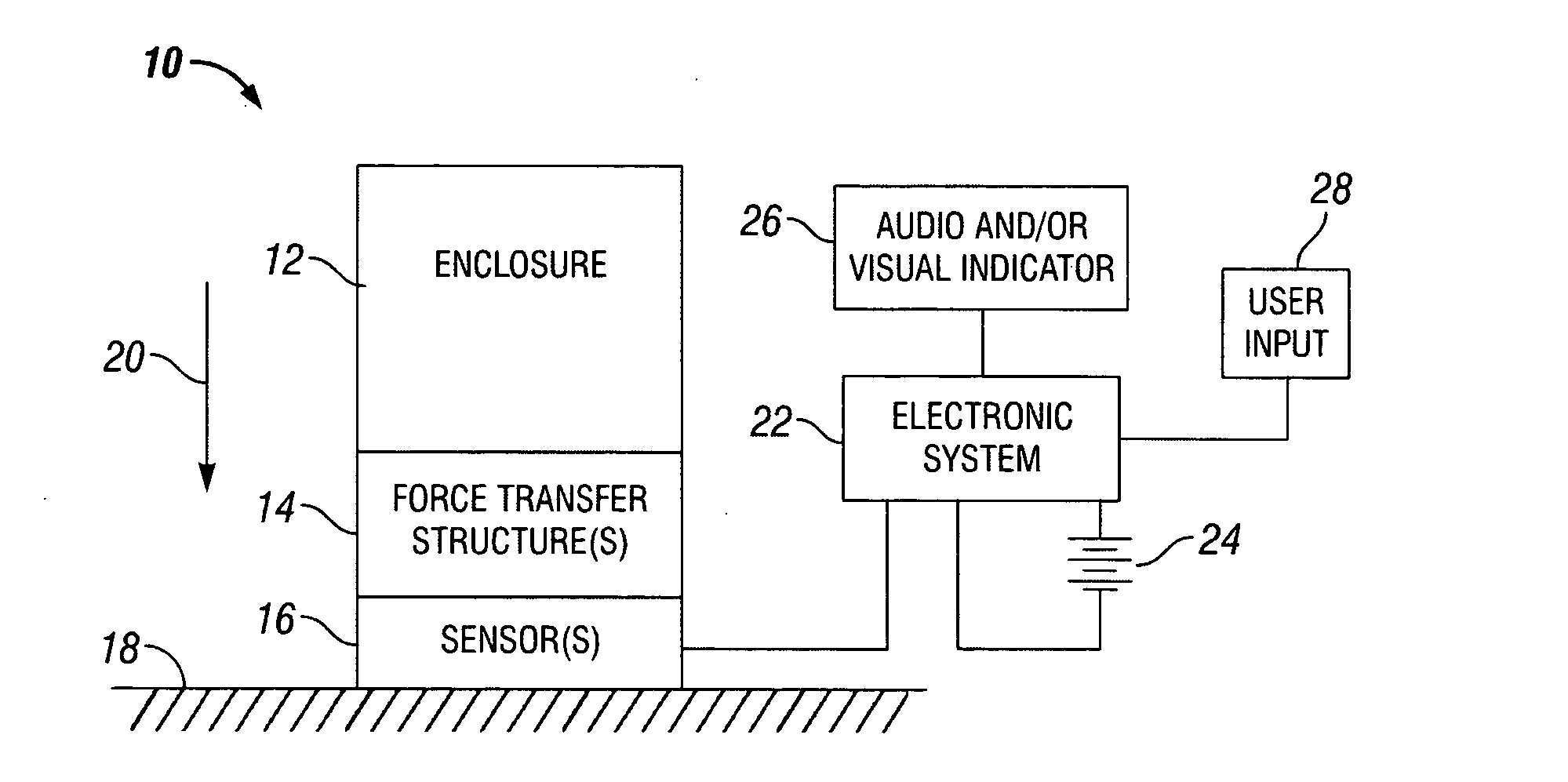 Carrying case with integrated electronics system