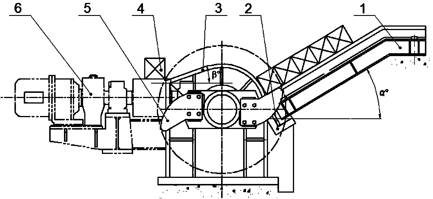 Rotary shaft type steel bar splitting machine