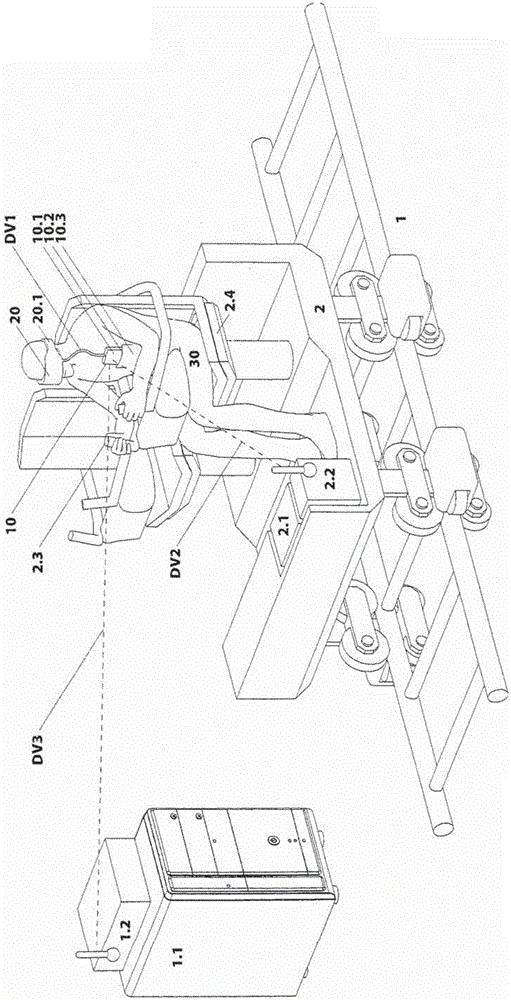 Method for operating a device, in particular an amusement ride, transport means, a fitness device or similar