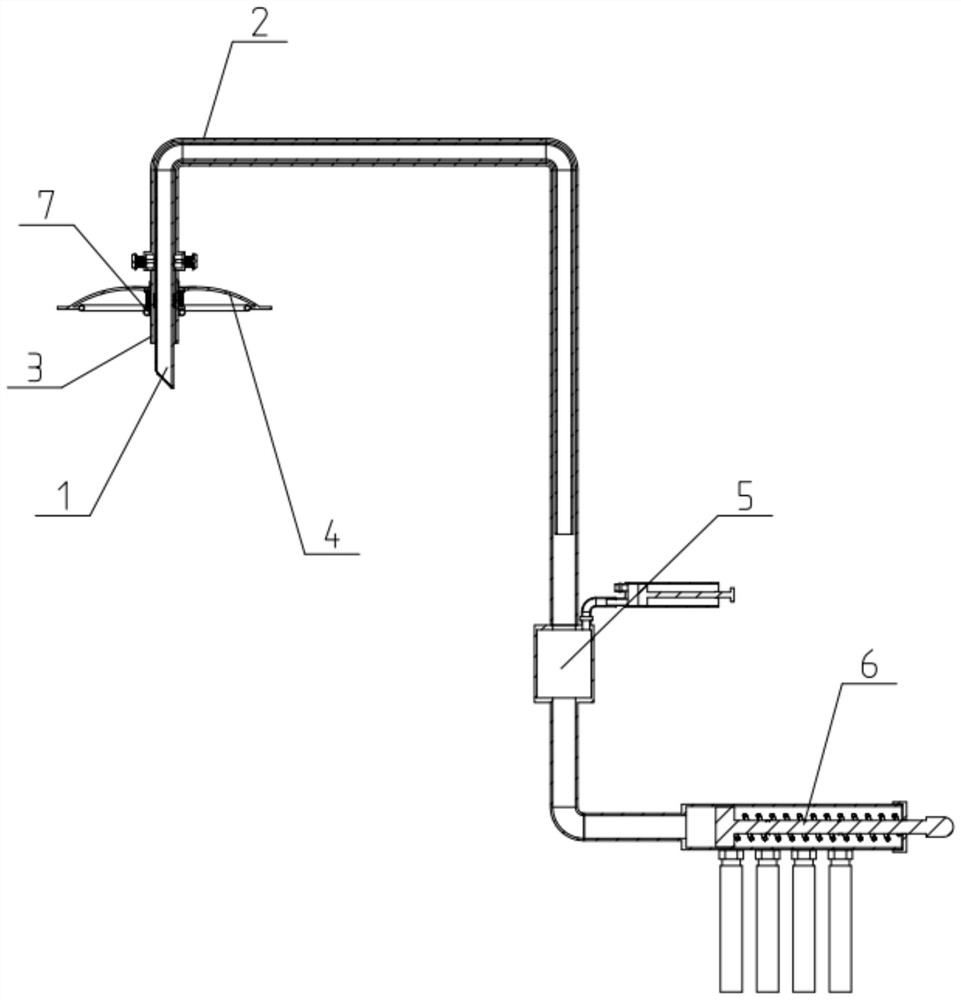 Drainage collecting device