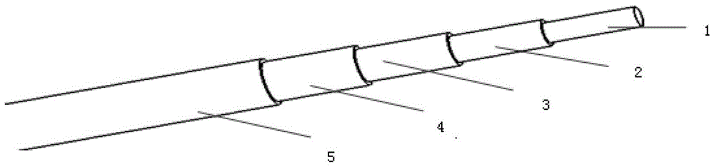 Piezoelectric cable with piezoelectric effect, preparation method and use thereof