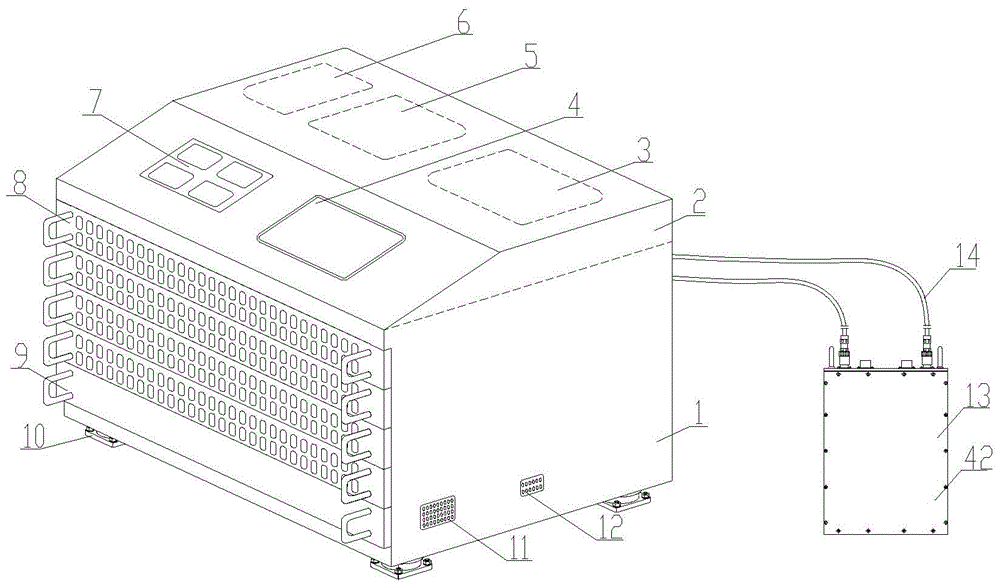 A modular water-cooled cabinet and its noise redundancy control method