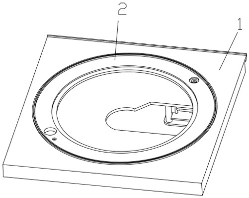 Single-motor-driven lifting and rotating integrated CD player exit mechanism