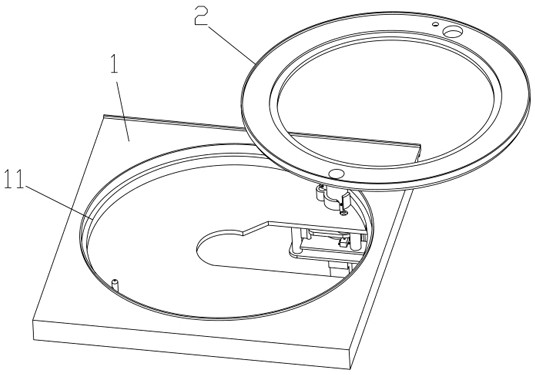 Single-motor-driven lifting and rotating integrated CD player exit mechanism