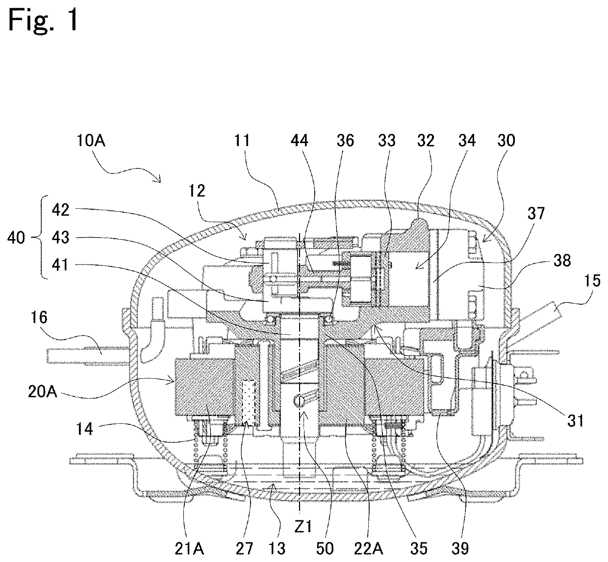 Sealed refrigerant compressor and refrigeration device