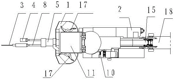 Construction method of tunneling in mine hard rock shaft