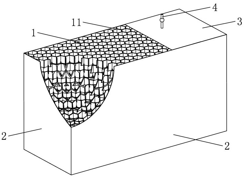 Portable sheet-shaped flexible jacking device applied to jacking deviation rectification of building