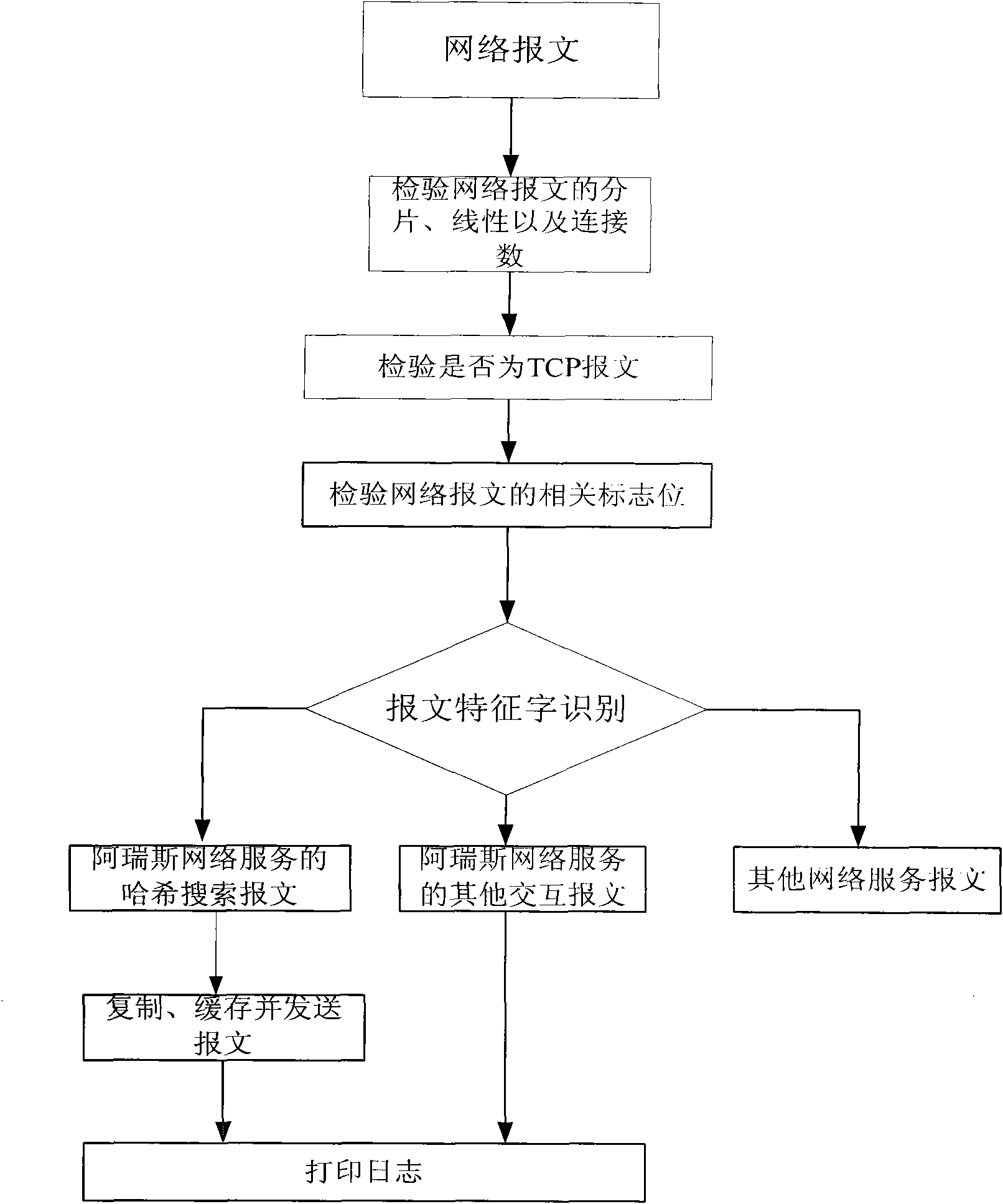 Realization method of ares protocol analysis system based on peer-to-peer network