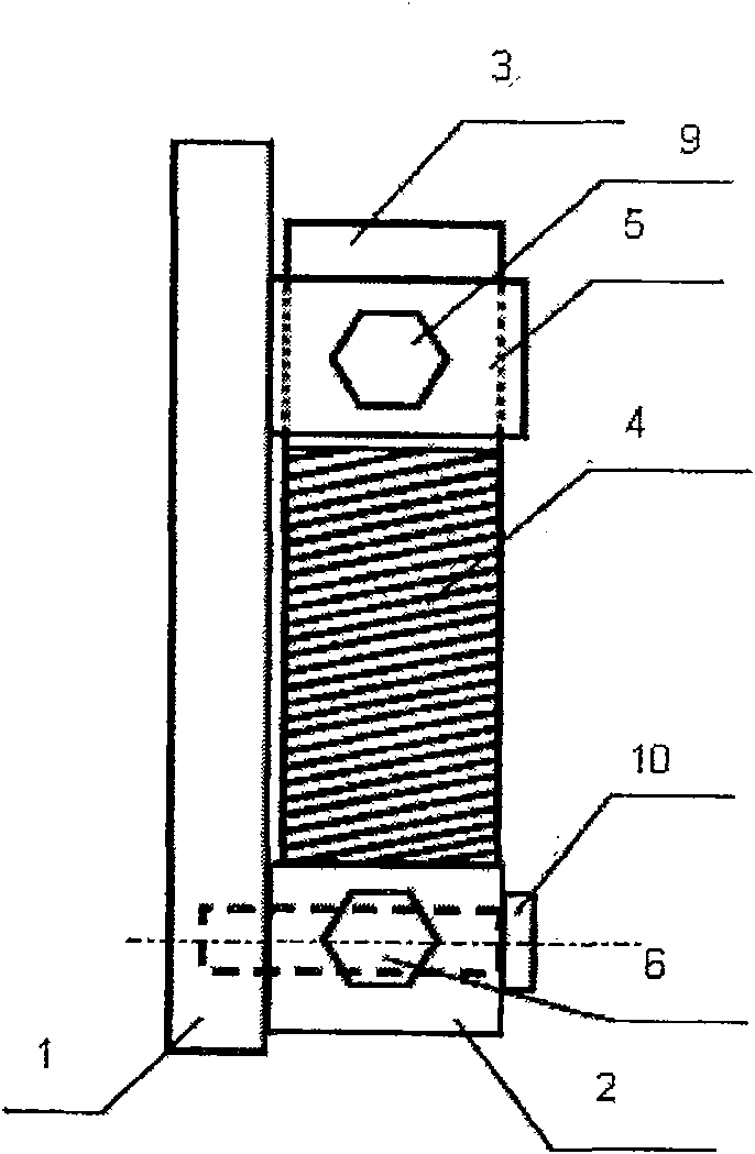 Nano material drawing device in scanning electron microscope driven by piezoelectric ceramic piece