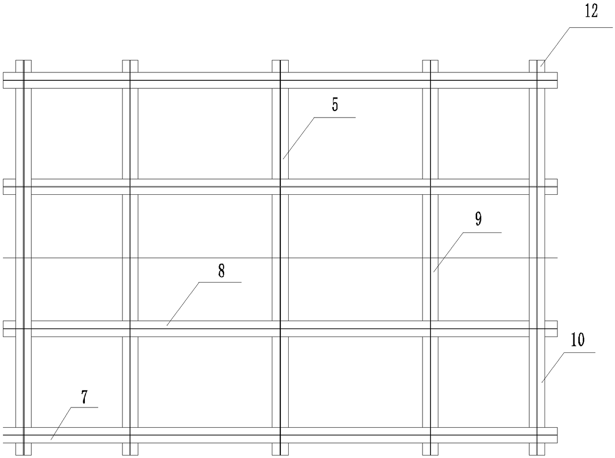 Urban comprehensive pipe rack steel reinforcement framework forming tool template